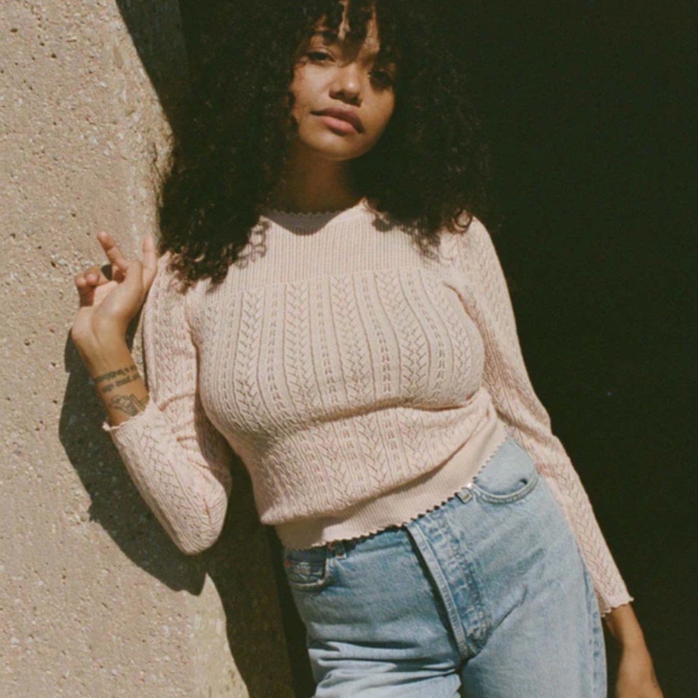 Sofina Pullover In Seashell Pink - image 1